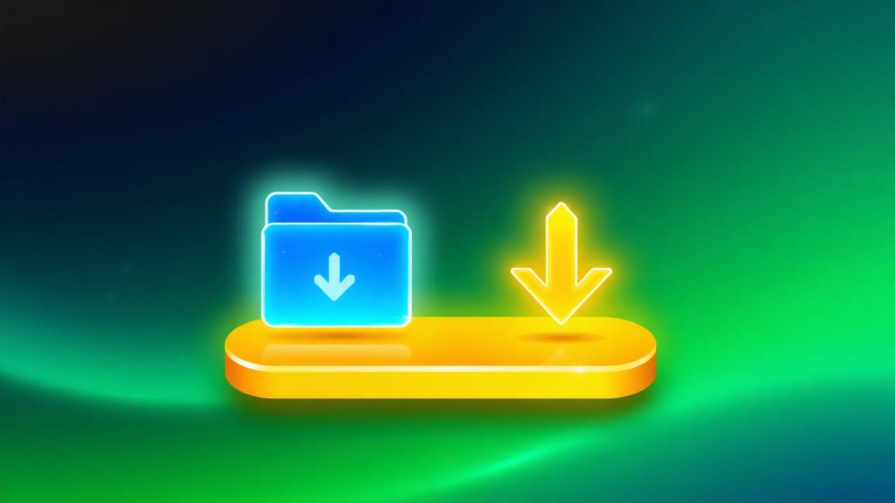 Automated website restoration showing one-click download process with clean ZIP file output
