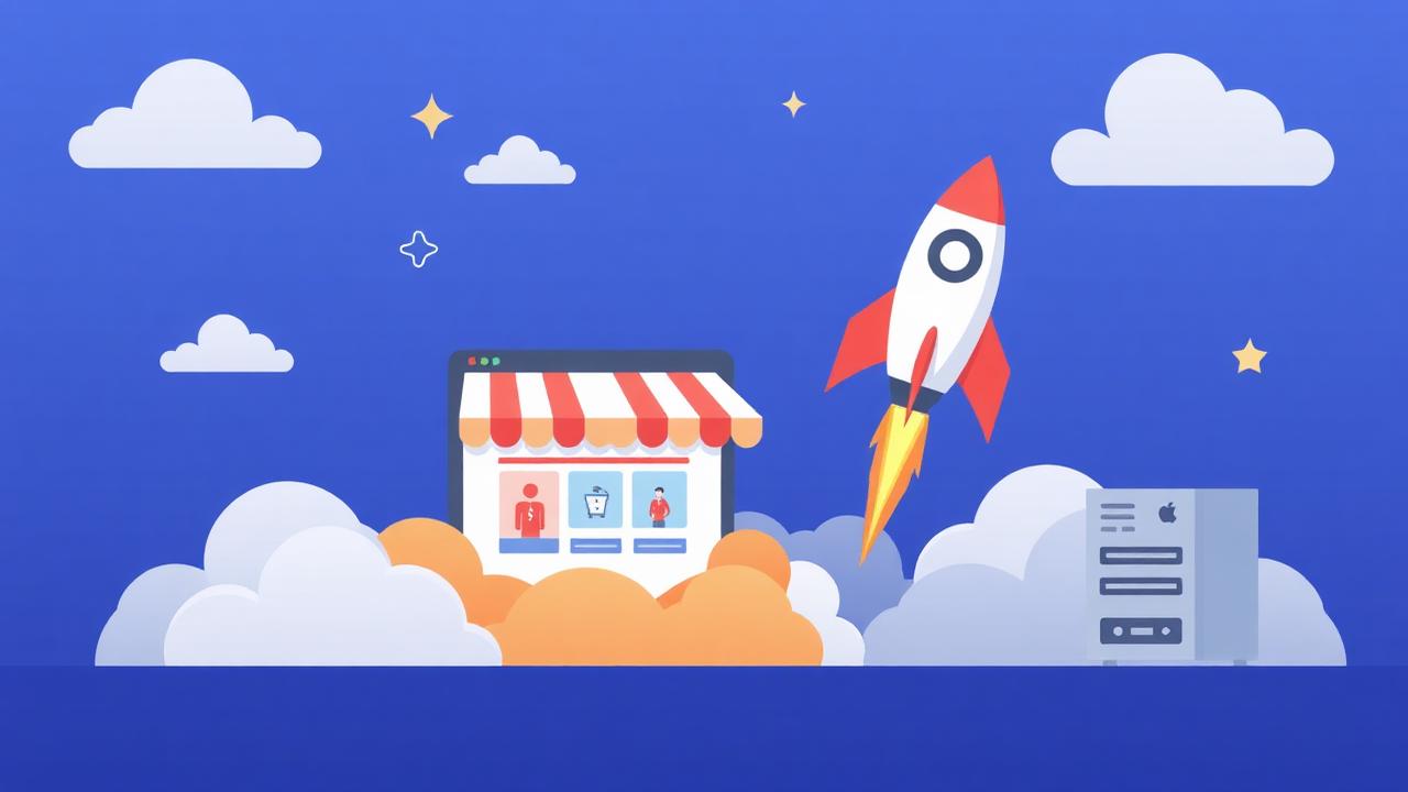 Deploying restored ecommerce store
