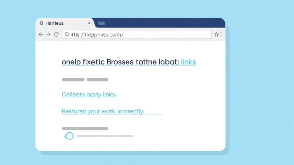 Validating fixed links in browser