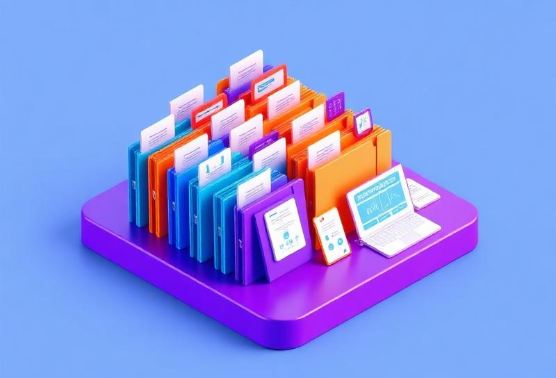 Organized website folder structure for SEO