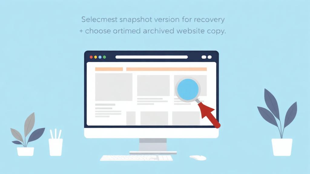 Selecting the best snapshot version
